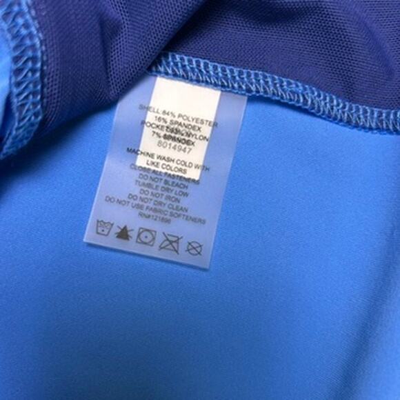 Title Nine 1/2 Zip Pullover Womens Small Colorblock Running Shirt Secret Pockets - Picture 8 of 10